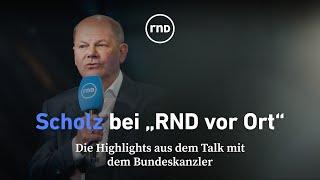 „RND vor Ort“: Die Highlights aus dem Talk mit Bundeskanzler Olaf Scholz