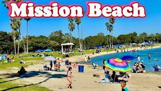 Mission Beach San Diego California Walking Tour [4K] ️