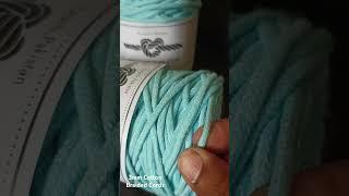 Macrame Cotton Cords for crafting & Decor #weaving #crochet #cottoncords #storagebaskets