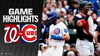 Nationals vs. Cubs Game Highlights (9/22/24) | MLB Highlights