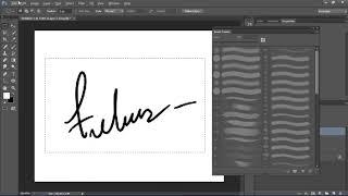 Turn your Signature into Watermark | Photoshop Tutorial #16