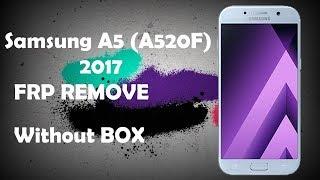 FRP Samsung A5 2017 , 2018 method, A520F frp bypass, security patch level v.8