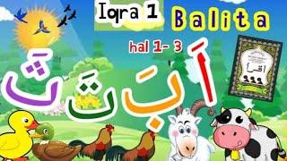 Learning the Koran for children and toddlers iqra 1 cartoon / hijaiyah alif ba ta tsa