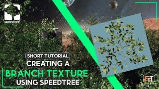 Creating a branch texture using SpeedTree