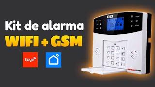 Kit de alarma WiFi + GSM para casa sin cuotas 