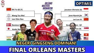 JADWAL FINAL ORLEANS MASTERS 2025 HARI INI #orleansmasters2025