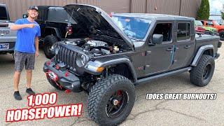 These Guys Swapped a 1,000hp HELLEPHANT Mopar Engine Into a Jeep... IT'S FREAKING FAST!!!