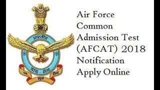 AFCAT -2018 Important Instructions, New Syllabus and Paper Pattern