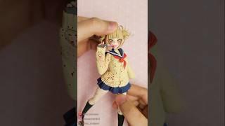 My Hero Academia ' Himiko Toga ' Clay Figure!  \(`•ω•´)/*҉   #toga #myheroacademia