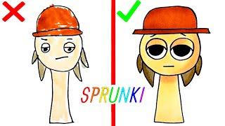 How to draw Tunner Sprunki do vs don't / Drawings by Yulka Sprunki