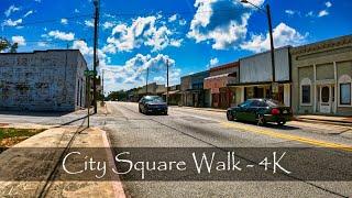 Loganville, Georgia - City Square Tour - 4K - USA