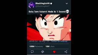 Goku Turn Kakarotto Mode in 1 Second  #phonk #goku #sdbh #dragonball #foryou #anime #dbs #dbz