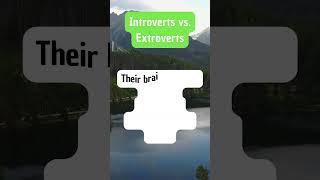 Introverts vs. Extroverts #psychology #psychologyfacts #psychologicalfacts #introvert #extrovert