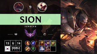 Sion Jungle vs Lee Sin - KR Master Patch 14.14