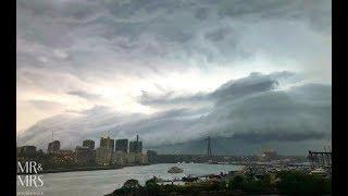 Sydney storm - footage of a super-cell over Sydney, Australia