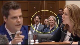 Crowd erupts laughing as witness HUMILIATES Matt Gaetz at hearing