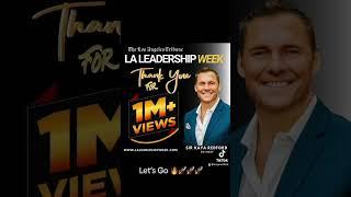 Congratulations  we reached 1 Million + views at Leadership Week of The Los Angeles Tribune