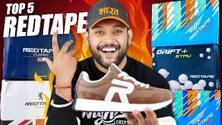 Top 5 New Red Tape Casual Shoes/Sneakers for Men  Redtape Running Shoes Haul 2024 | ONE CHANCE