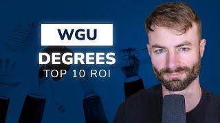 WGU Top 10 ROI Degrees - WGU Degrees That Make the Most Money