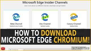 How To Download Microsoft Edge Chromium | Microsoft Edge Chromium