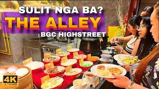 THE ALLEY by VIKINGS Ultimate Foodie's Guide at BGC Highstreet  | 4K Food and Walk Tour |