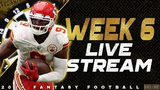 Week 6 Waiver Wire Live Stream - 2024 Fantasy Football