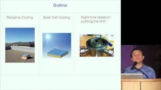 Shanhui Fan | Nighttime radiative cooling: Harvesting darkness of the universe | GCEP Symposium 2015