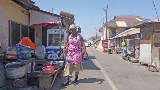 4K REAL LIFE IN LOCAL COMMUNITY IN GHANA ACCRA OSU