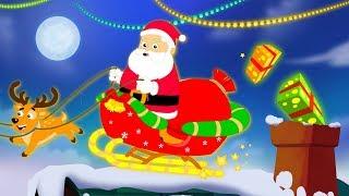 Santa Down The Chimney | Christmas Nursery Rhyme For Children | Video And Song by Kids Tv