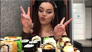 MUKBANG / роллы на 100 подписчиков 