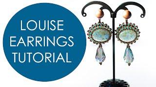 LOUISE EARRINGS TUTORIAL RIGHT ANGLE WEAVE