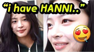 HANNI *too stunned to speak* with Minji's FLIRTING..