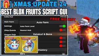 [UPDATE 24] Blox Fruits Script GUI Pastebin | DRAGON FRUIT AUTO FARM *NO KEY*