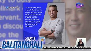 Dating Cavite Gov. Jonvic Remulla, nanumpa na bilang bagong Kalihim ng DILG | Balitanghali