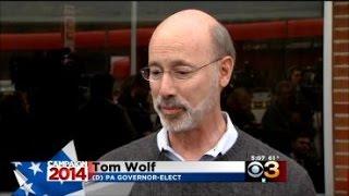 Tom Wolf Holds First News Conference As PA Governor-Elect