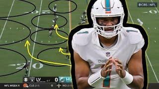 Film Study: Tua Tagovailoa was GREAT for the Miami Dolphins Vs the Las Vegas Raiders