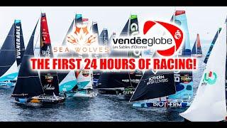 Sea Wolves   Vendee Globe 2024 report   The first 24 hours of racing + Conrad's innovative IMOCA!