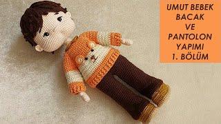 Amigurumi Erkek Umut Bebek 1. Bölüm (amigurumi doll Pattern English subtitle)