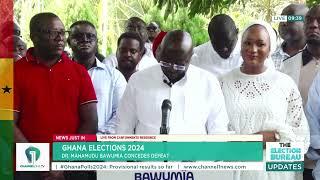 Bawumia Concedes Defeat, Congratulates Mahama | FULL Address #GhanaPolls2024