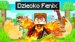 URODZIŁEM SIĘ JAKO MAŁY FENIX w Minecraft!