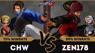 KOF XV️CHW (Robert/Blue Mary/Iori) vs ZEN178 (O.Rugal/Vice/Leona)️Replay Match - 03/25