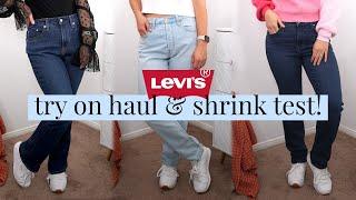 How Much do Levi’s Jeans Shrink? Levi’s Try On Haul (314, 725, 501)