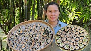 How To Make Seaweed Rice Rolls Goes to market sell - Cooking, Food, Mukbang | Lý Thị Ca