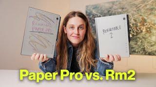 Remarkable Paper Pro vs. Rm2 | Full Walkthrough & Comparison