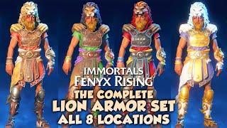 Immortals Fenyx Rising Complete Lion Armor Set (4 armors & 4 helmets)