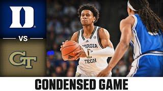 Duke vs. Georgia Tech Condensed Game | 2024-25 ACC Men's Basketball