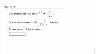 Fourier Transform example