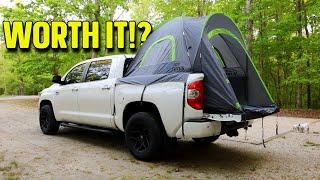 This TRUCK BED TENT Makes Camping WAY BETTER! JOYTUTUS