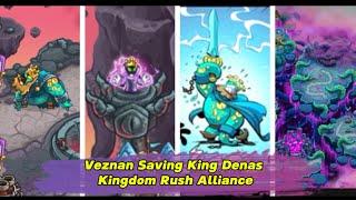 Veznan Saving King Denas - KingdomRush Alliance #Kingdomrush #Alliance #veznan #ironhide #aliens