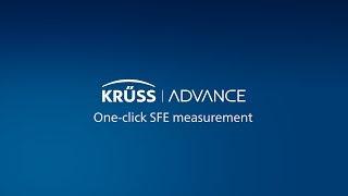 ADVANCE | Drop Shape: One-click SFE measurement